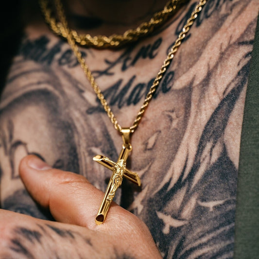 Gold Crucifix Cross - VIRAGE London