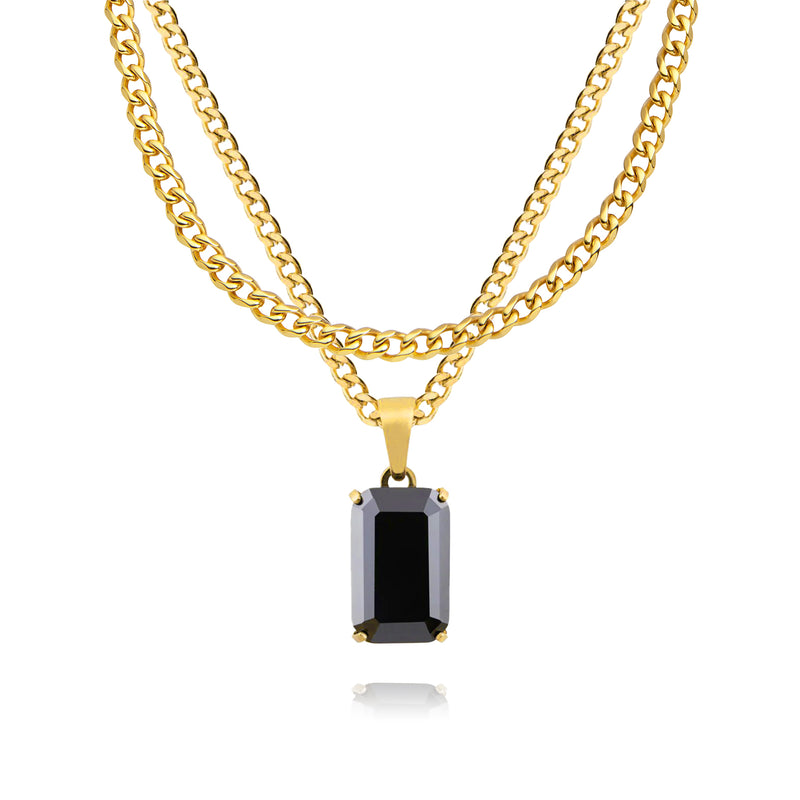 Gold Onyx x Cuban Set - VIRAGE London