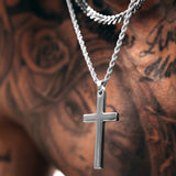 Silver Cross Pendant - VIRAGE London