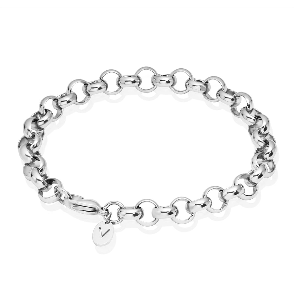 Mens Bracelet - Thin Silver Belcher Bracelet Chain - Mens Silver Bracelet - Silver Bracelet Link, Boys Bracelet Men Jewelry - Twistedpendant